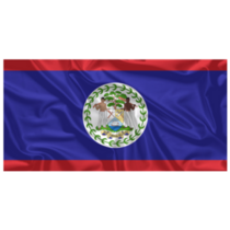 Belize Flag Wind Waving Sticker