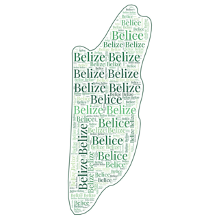 Belize In Many Languages Sticker