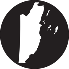 Belize Map Element Sticker