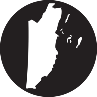 Belize Map Element Sticker