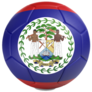 Belize Soccer Ball Sticker