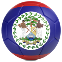Belize Soccer Ball Sticker