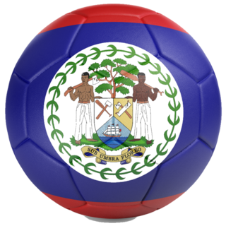 Belize Soccer Ball Sticker