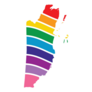 Belize Swoosh Silhouette Rainbow Sticker