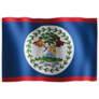 Belize Waving Flag High Sticker
