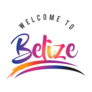 Belize Welcome Sign Sticker