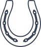 Belted Horseshoe Sticker