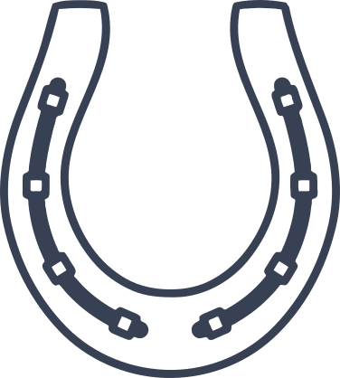 Belted Horseshoe Sticker