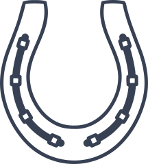 Belted Horseshoe Sticker