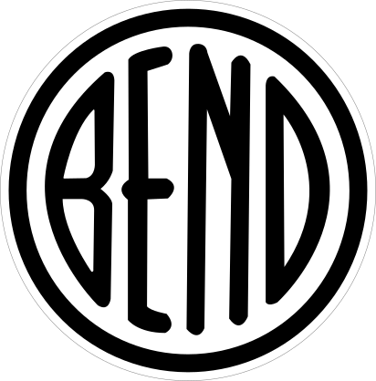 Bend Oregon City Circle Sticker