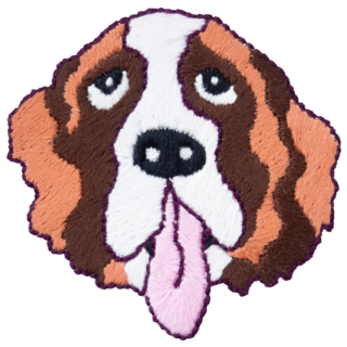 Bernard embroidery Sticker