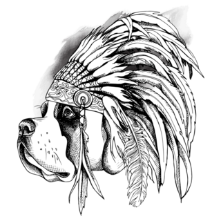 Bernard Headdress Sticker