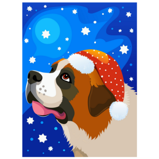 Bernard Night Sky Sticker