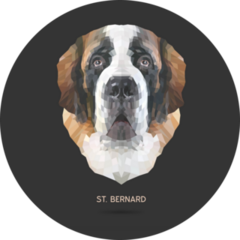 Bernard Polygon Sticker
