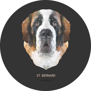 Bernard Polygon Sticker
