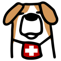 Bernard Simple Icon Sticker