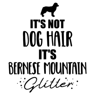 Bernese Dog Hair Sticker