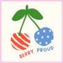 Berry Proud Sticker