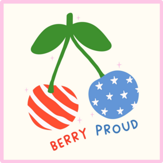 Berry Proud Sticker