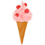 Berry Soft Serve Sticker
