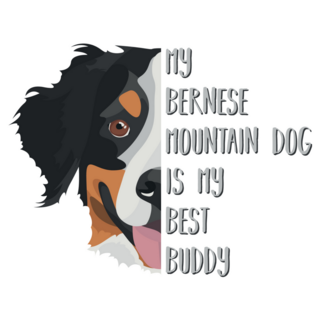 Best Buddy Bernese Mountain Sticker