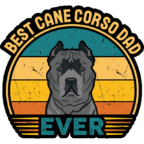Best Corso Dad Ever Sticker