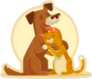 Best Friends Cat And Dog Sticker