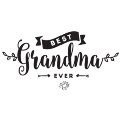 Best Grandma Ever Sun Sticker