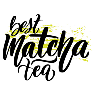 Best Matcha Tea Lettering Sticker