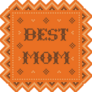 Best Mom Stitch Sticker