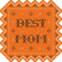 Best Mom Stitch Sticker