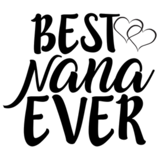 Best Nana Ever Lettering Sticker