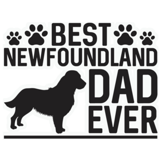 Best Newfoundland Dad Sticker