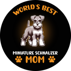 Best Schnauzer Mom Sticker