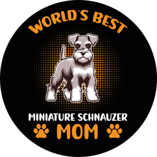 Best Schnauzer Mom Sticker