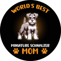 Best Schnauzer Mom Sticker