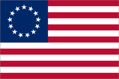 Betsy Ross Flag Of The United States Sticker