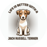 Better Life Terrier Sticker