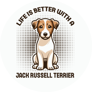 Better Life Terrier Sticker