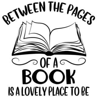 Between The Pages Of A Book Is A Lovely Place To Be Sticker