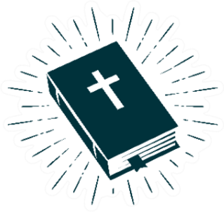 Bible, Scripture Logo Illustration Sticker