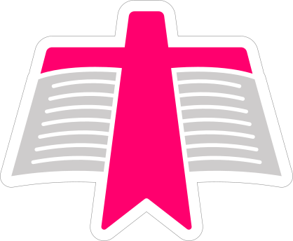 Bible with Cross on It Sticker