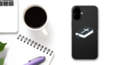Bible with Ribbon and Cross Sticker on a Phone (New) example