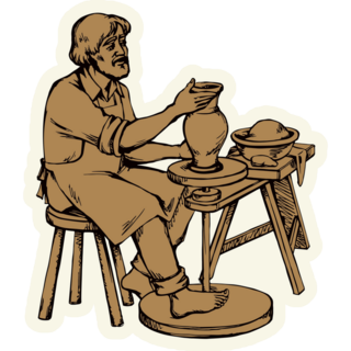 Biblical Pottery Sticker 