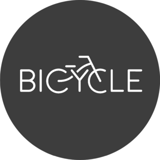 Bicycle Lettering Sticker