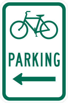 Bicycle Parking Sticker