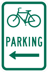 Bicycle Parking Sticker