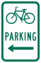 Bicycle Parking Sticker