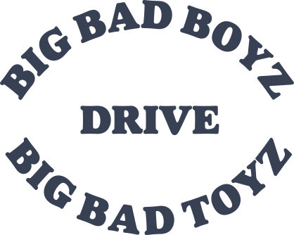 Big Bad Boyz Drive Big Bad Toyz Vinyl Lettering Sticker