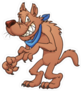 Big Bad Wolf Cartoon Sticker